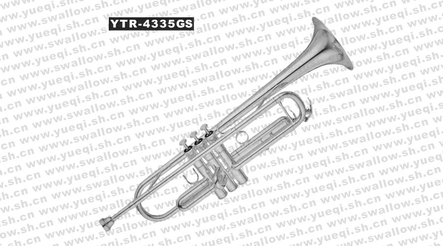 雅马哈(管乐)(YAMAHA)YTR-4335GS型降B镀银中级小号